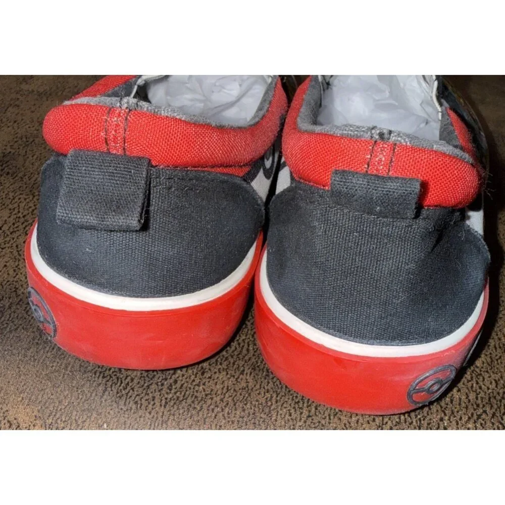 Pokemon Ground UP Slip On Canvas Sneaker Shoes Unisex Size 3 Youth